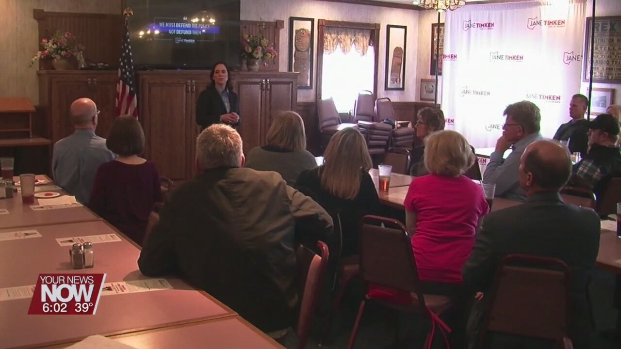 Timken holds Back the Blue Rally in Ottawa Saturday afternoon